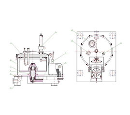 L(P)DG係列立式上部卸料刮刀（dāo）離心機（jī）